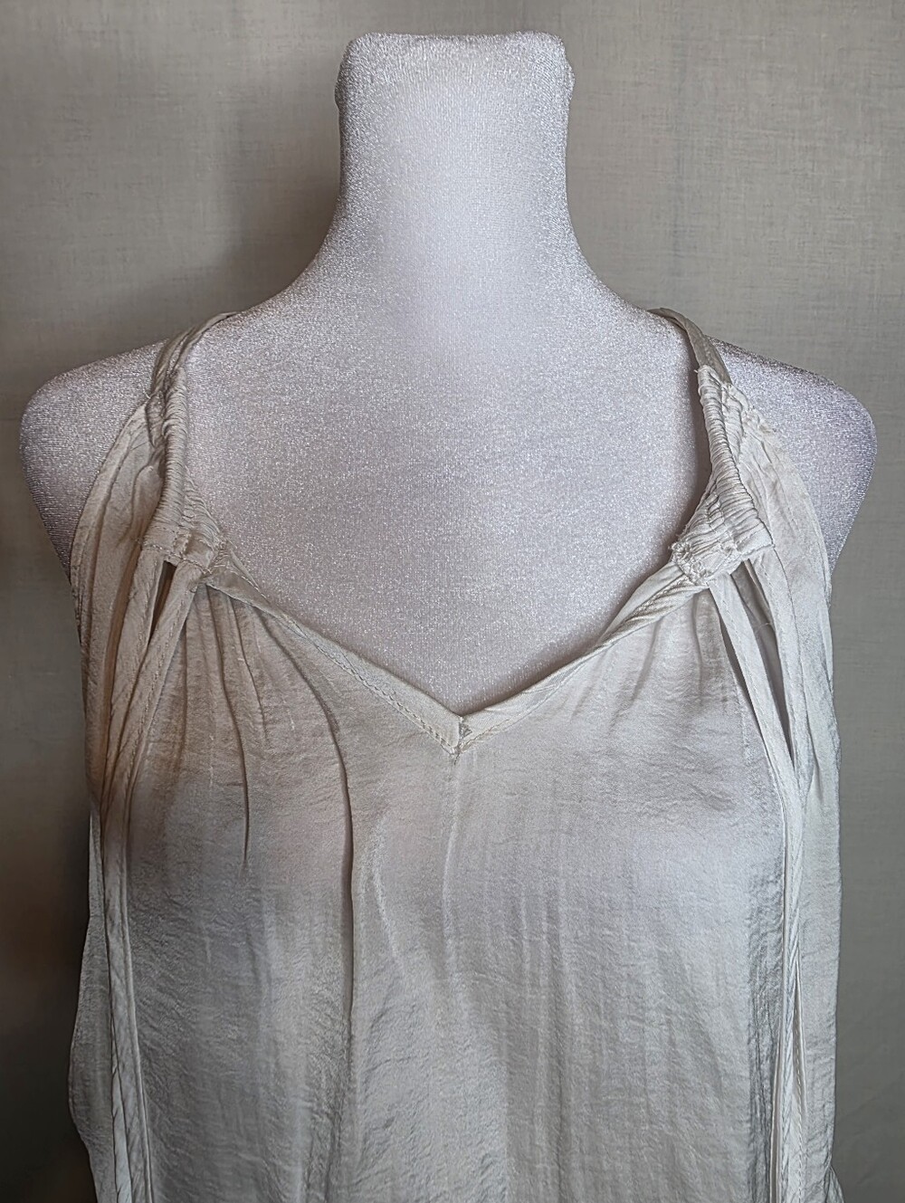 Paradise USA Womens White Swim Coverup Beach Wear Size Medium - Picture 3 of 11